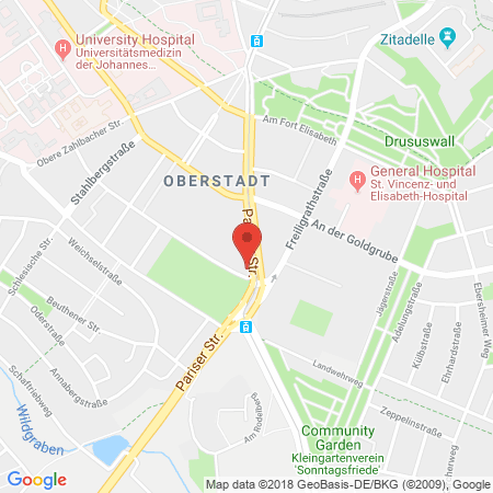 Standort der Tankstelle: ESSO Tankstelle in 55131, MAINZ