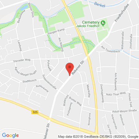 Position der Autogas-Tankstelle: Q1 Tankstelle in 48653, Coesfeld 