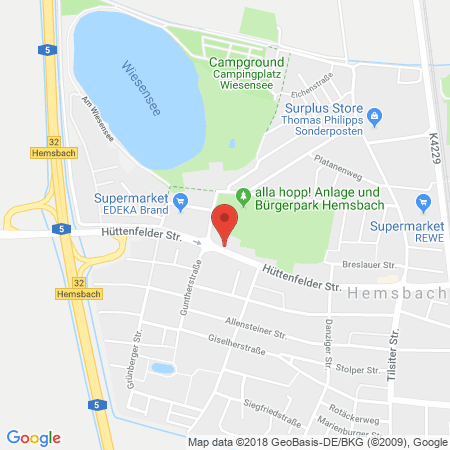 Standort der Autogas Tankstelle: GAVEG mbH in 69502, Hemsbach