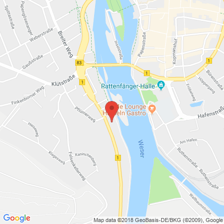 Standort der Tankstelle: Westfalen Tankstelle in 31789, Hameln