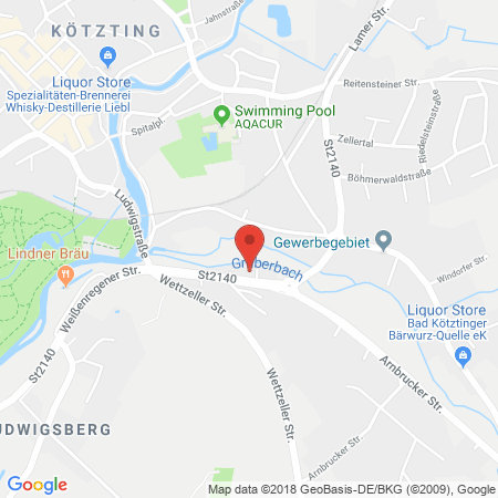 Standort der Tankstelle: ARAL Tankstelle in 93444, Bad Kötzting