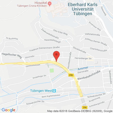 Standort der Tankstelle: TotalEnergies Tankstelle in 72070, Tuebingen