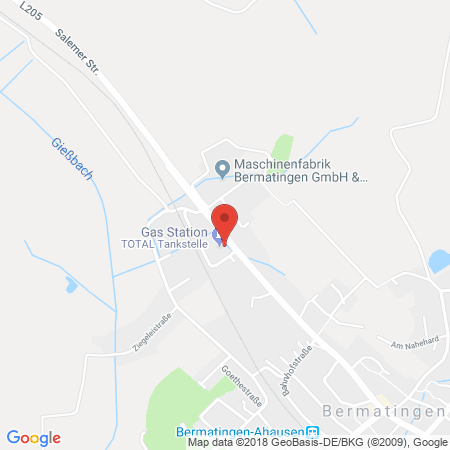 Standort der Tankstelle: TotalEnergies Tankstelle in 88697, Bermatingen