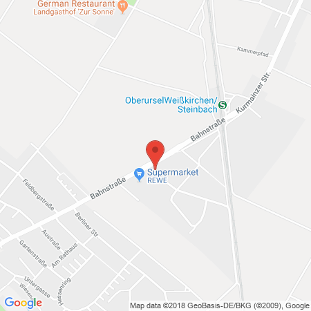 Position der Autogas-Tankstelle: Tank-max in 61449, Steinbach