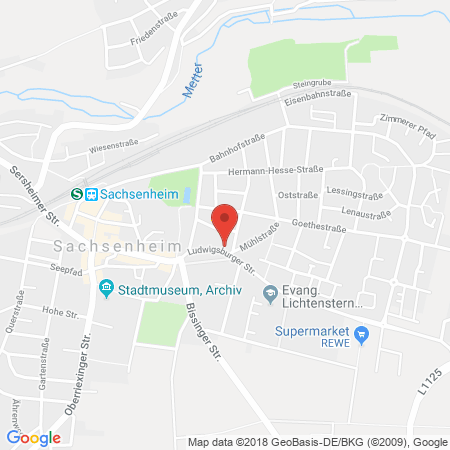 Standort der Tankstelle: ARAL Tankstelle in 74343, Sachsenheim