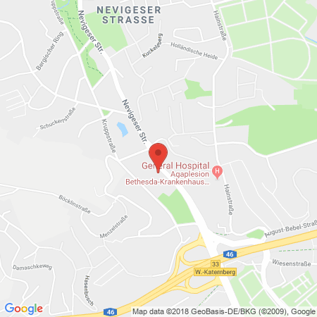 Standort der Tankstelle: ARAL Tankstelle in 42113, Wuppertal