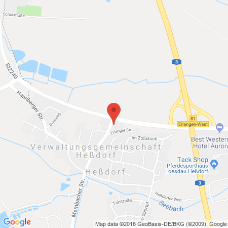 Standort der Tankstelle: OMV Tankstelle in 91093, Hessdorf