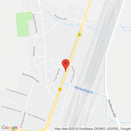 Position der Autogas-Tankstelle: Aral Tankstelle in 77652, Offenburg