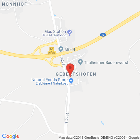 Position der Autogas-Tankstelle: Kiessling Energie Gmbh Und Co. Kg in 92283, Lauterhofen