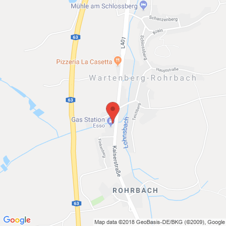 Standort der Tankstelle: ESSO Tankstelle in 67681, WARTENBERG-ROHRBACH