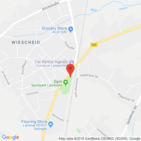 Standort der Tankstelle: Shell Tankstelle in 42697, Solingen