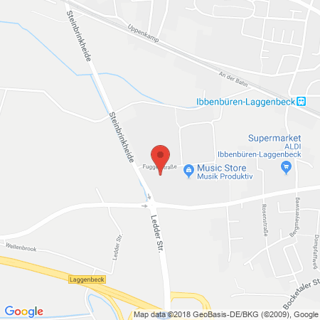 Position der Autogas-Tankstelle: Raiffeisen Laggenbeck Eg in 49479, Ibbenbüren-laggenbeck
