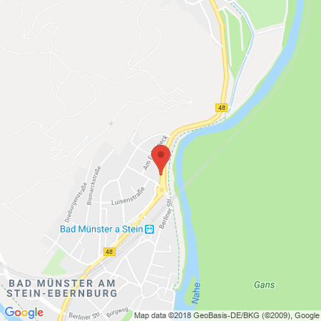 Standort der Tankstelle: Shell Tankstelle in 55583, Bad Kreuznach