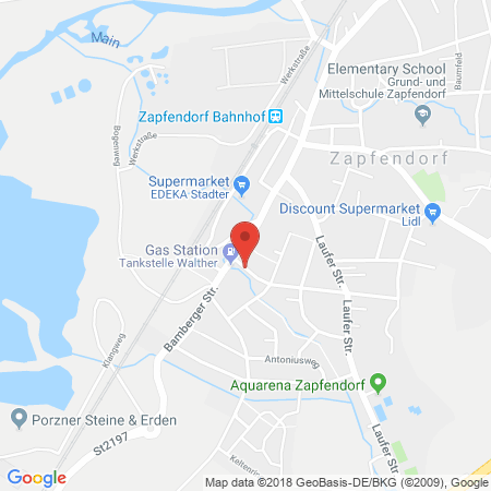 Standort der Tankstelle: BFT Tankstelle in 96199, Zapfendorf