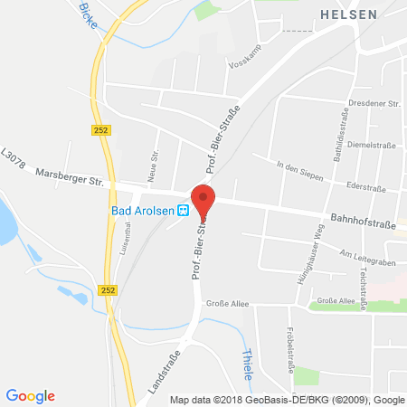 Standort der Tankstelle: ARAL Tankstelle in 34454, Bad Arolsen