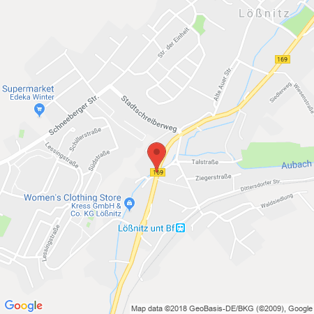 Standort der Autogas Tankstelle: Autohaus Lößnitztal in 08294, Lößnitz