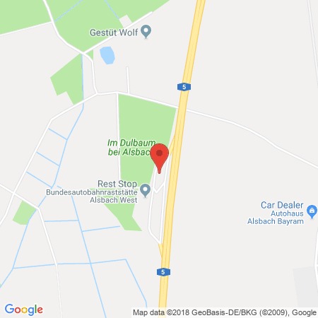 Position der Autogas-Tankstelle: Shell Tankstelle in 64665, Alsbach-haehnlein