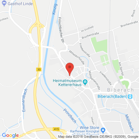 Standort der Tankstelle: ARAL Tankstelle in 77781, Biberach