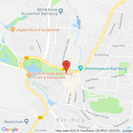Standort der Tankstelle: ESSO Tankstelle in 49186, BAD IBURG