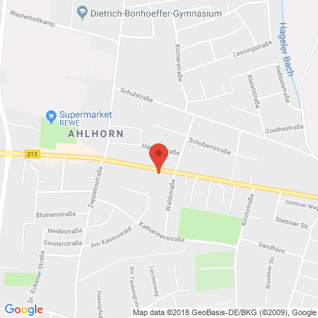 Position der Autogas-Tankstelle: Bft Großenkneten in 26197, Großenkneten-ahlhorn