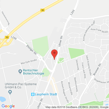 Standort der Tankstelle: ARAL Tankstelle in 88471, Laupheim