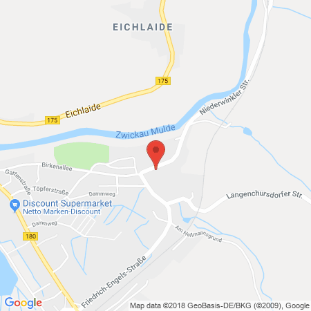 Position der Autogas-Tankstelle: energIdee GmbH in 08396, Waldenburg