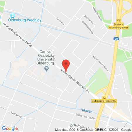 Position der Autogas-Tankstelle: Autopflegeservice in 26129, Oldenburg