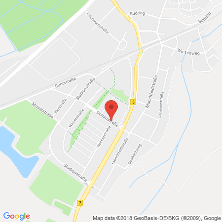 Position der Autogas-Tankstelle: Agip Tankstelle in 76437, Rastatt