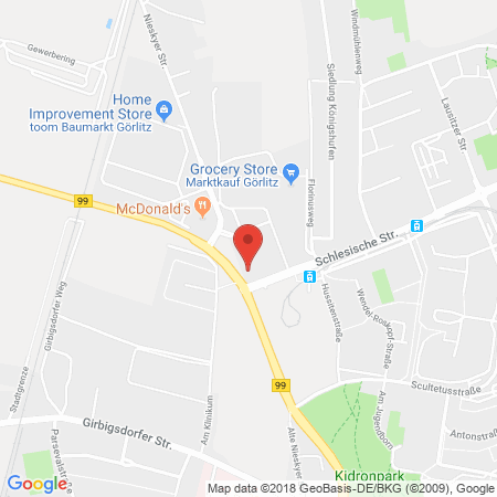 Position der Autogas-Tankstelle: Shell Tankstelle in 02828, Goerlitz