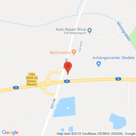 Standort der Tankstelle: ARAL Tankstelle in 93086, Wörth an der Donau