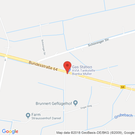 Position der Autogas-Tankstelle: AVIA Tankstelle in 33129, Delbrück