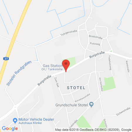 Position der Autogas-Tankstelle: Oil! Tankstelle Loxstedt-stotel in 27612, Loxstedt-stotel