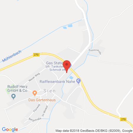 Standort der Tankstelle: BFT Tankstelle in 55758, Sien