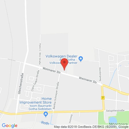 Standort der Tankstelle: ELAN Tankstelle in 99867, Gotha