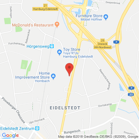 Standort der Tankstelle: ARAL Tankstelle in 22523, Hamburg