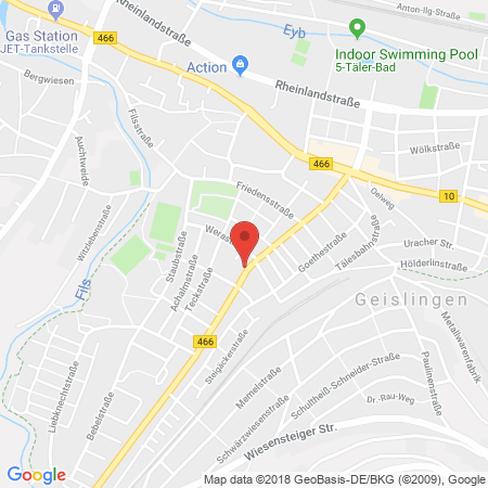 Standort der Tankstelle: OMV Tankstelle in 73312, Geislingen