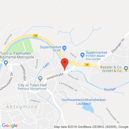 Standort der Tankstelle: BFT Tankstelle in 73453, Abtsgmünd