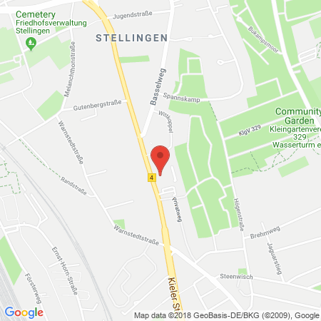 Standort der Tankstelle: ARAL Tankstelle in 22525, Hamburg