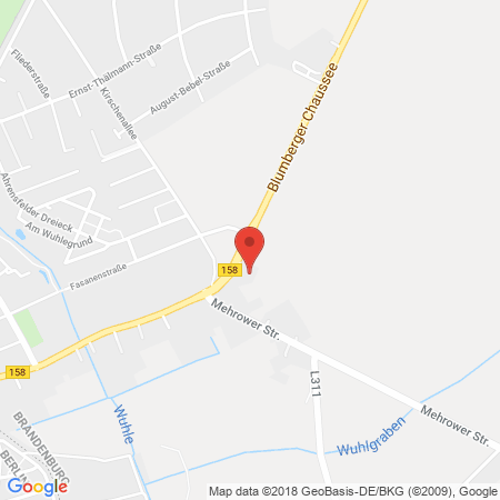Standort der Tankstelle: TotalEnergies Tankstelle in 16356, Ahrensfelde