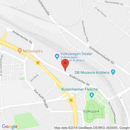 Standort der Tankstelle: ARAL Tankstelle in 56070, Koblenz