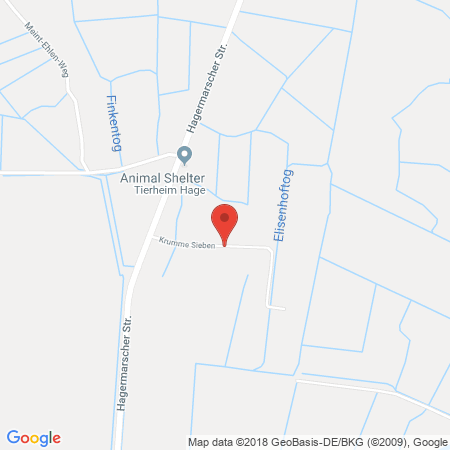 Position der Autogas-Tankstelle: Agravis Ems-jade Gmbh in 26524, Hage