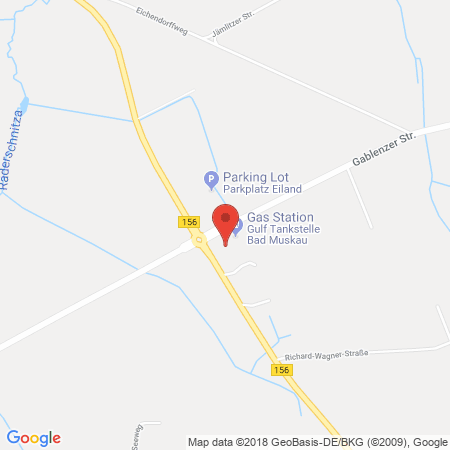 Standort der Tankstelle: GULF Tankstelle in 02953, Bad Muskau