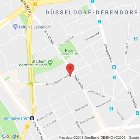 Standort der Tankstelle: ESSO Tankstelle in 40476, DUESSELDORF