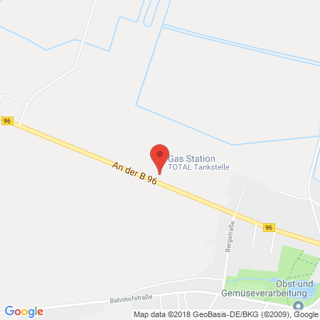 Position der Autogas-Tankstelle: Total Golssen in 15938, Golssen