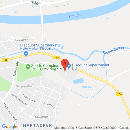 Standort der Autogas Tankstelle: Auto Ruhfaß GmbH in 85088, Vohburg