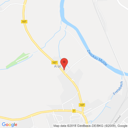 Position der Autogas-Tankstelle: Aral Tankstelle in 09306, Rochlitz