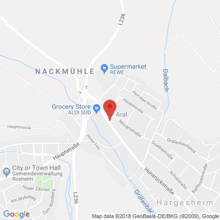 Standort der Tankstelle: ARAL Tankstelle in 55595, Roxheim