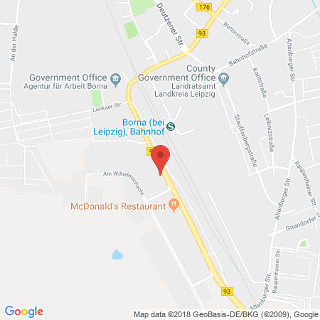 Standort der Tankstelle: ARAL Tankstelle in 04552, Borna