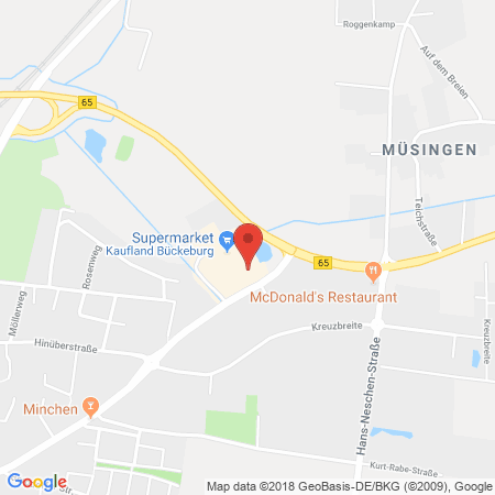 Position der Autogas-Tankstelle: Tankstelle Alte Molkerei in 31675, Bueckeburg