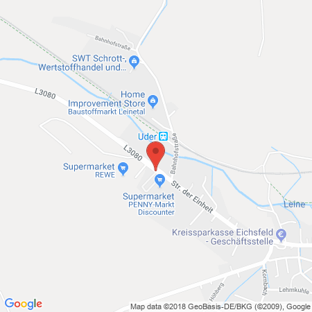 Standort der Tankstelle: Sprint Tankstelle in 37318, Uder